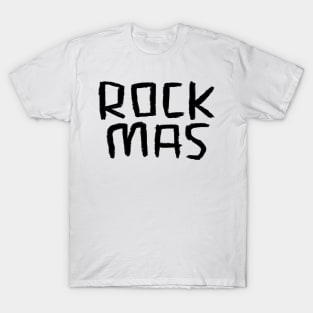 Rock Music Xmas, Text, Rockmas, Cool Christmas, T-Shirt